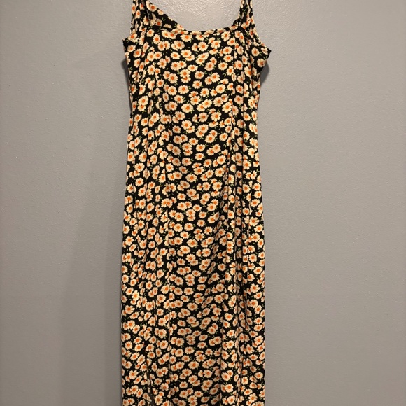 Daisy Print Slip Midi Dress - M - Picture 2 of 3